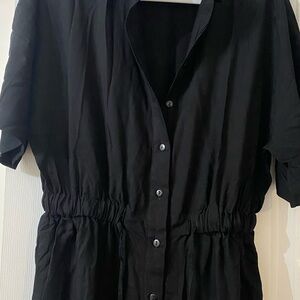 Black Button-Up jumpsuit